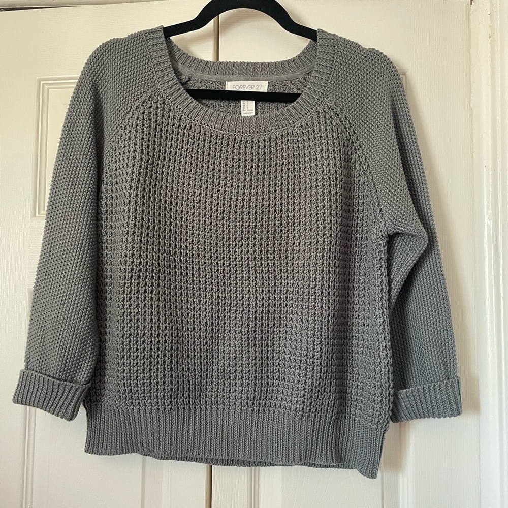 Cable knit sweater